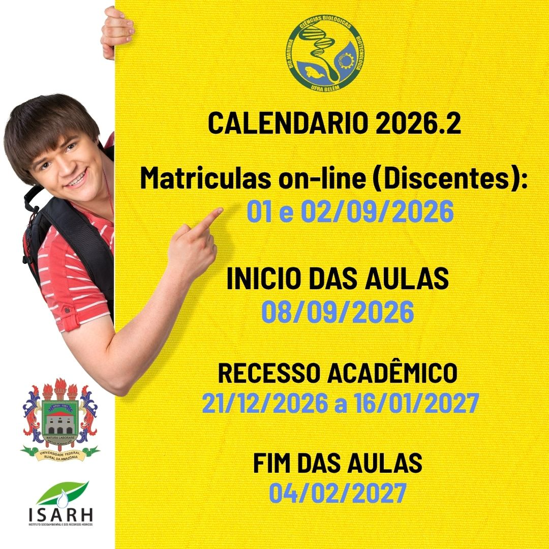 🎓🌿 Bem-vindos ao semestre 2026.2!